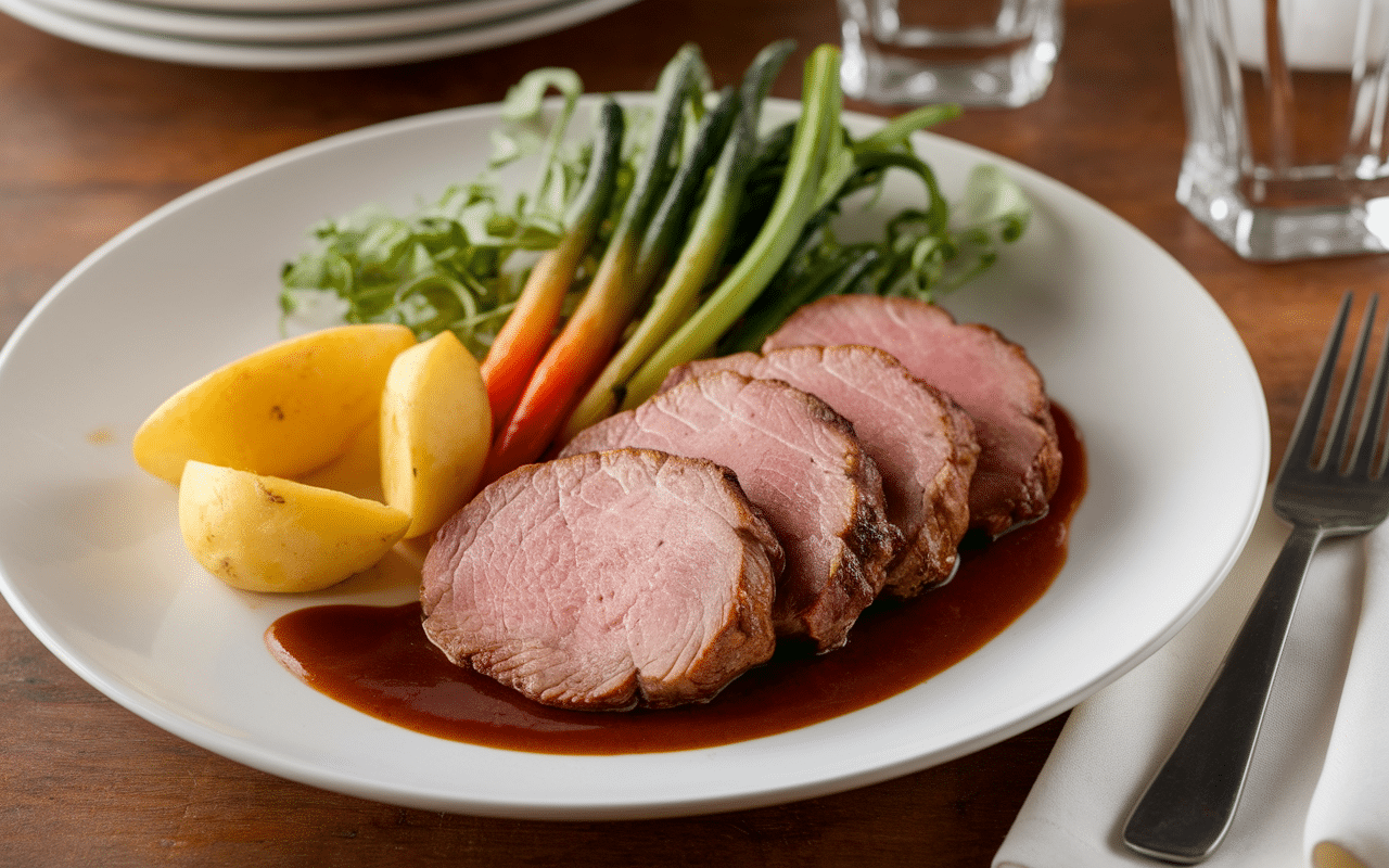 Accompagnements pour rôti de porc Cookeo fond de veau