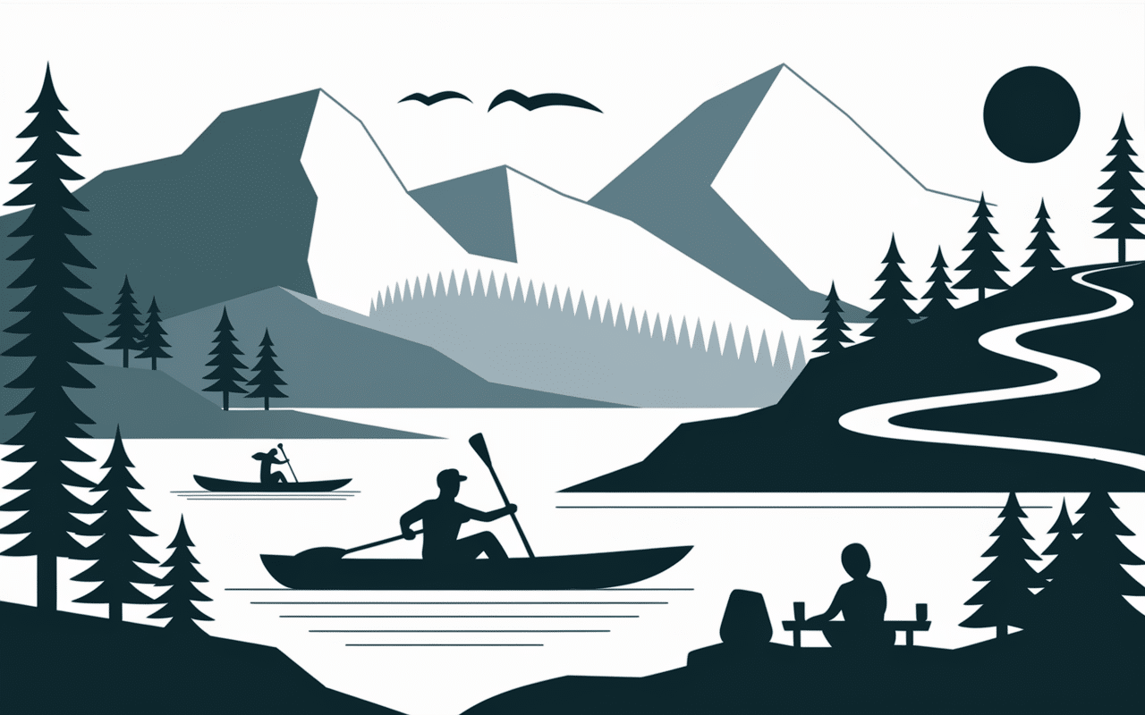 Activités nautiques et loisirs avec coordonnées du lac