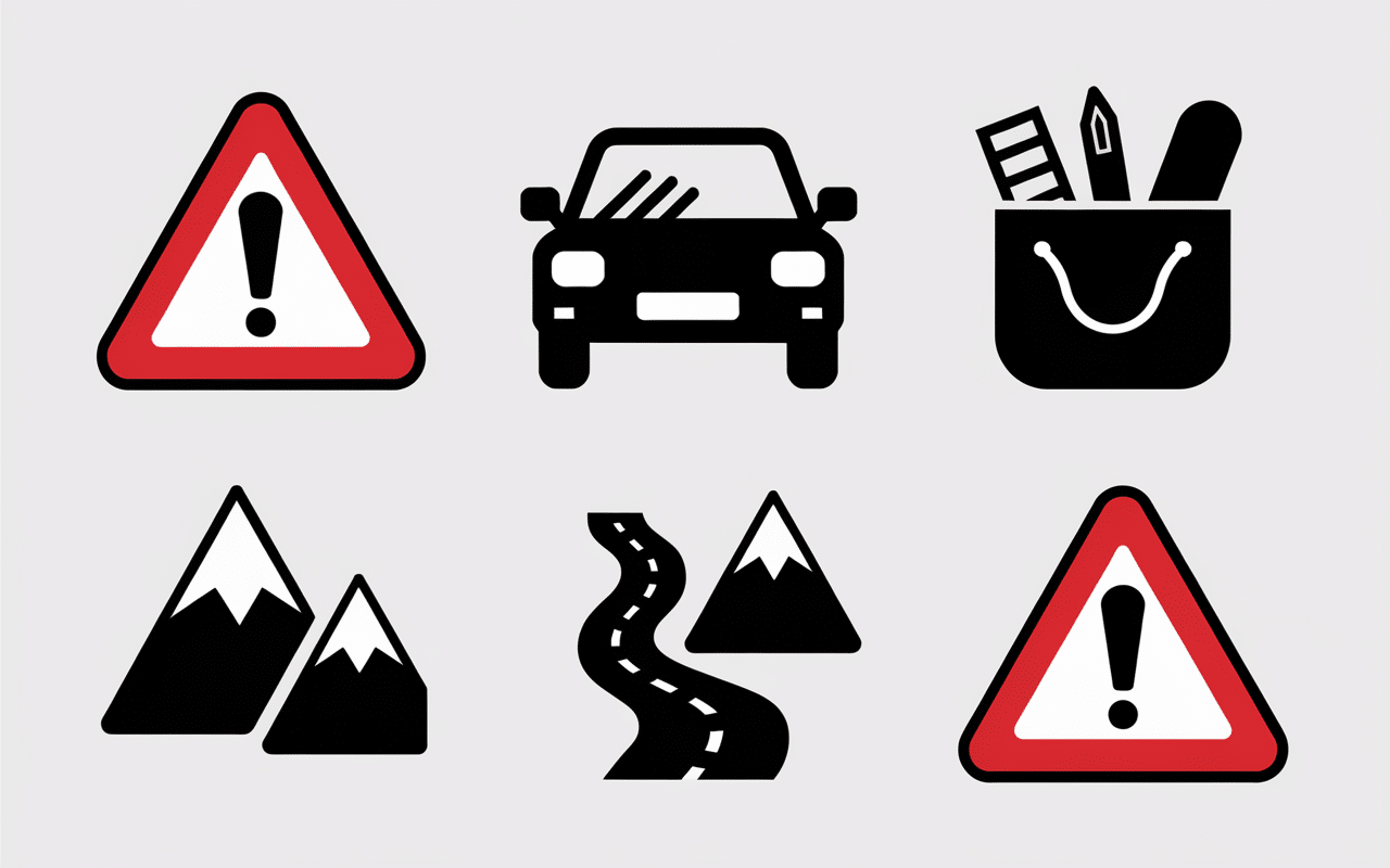 Symboles précaution Albanie tourisme