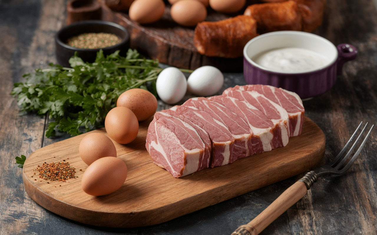 Ingrédients pour terrine de campagne