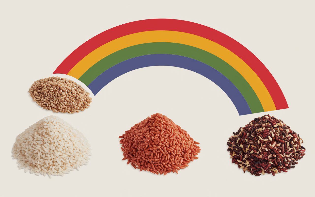 Évolution du riz en pride rice