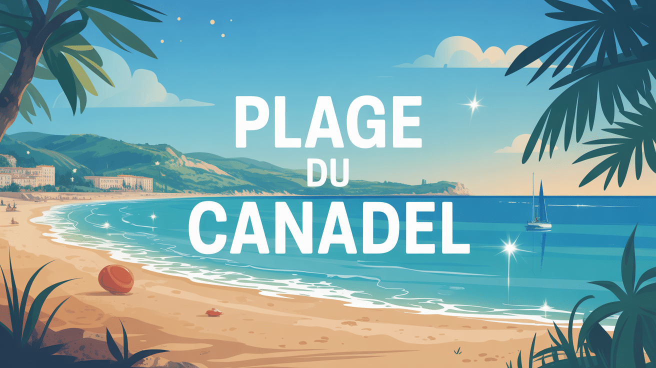 Plage du Canadel avec sable doré et eaux turquoise