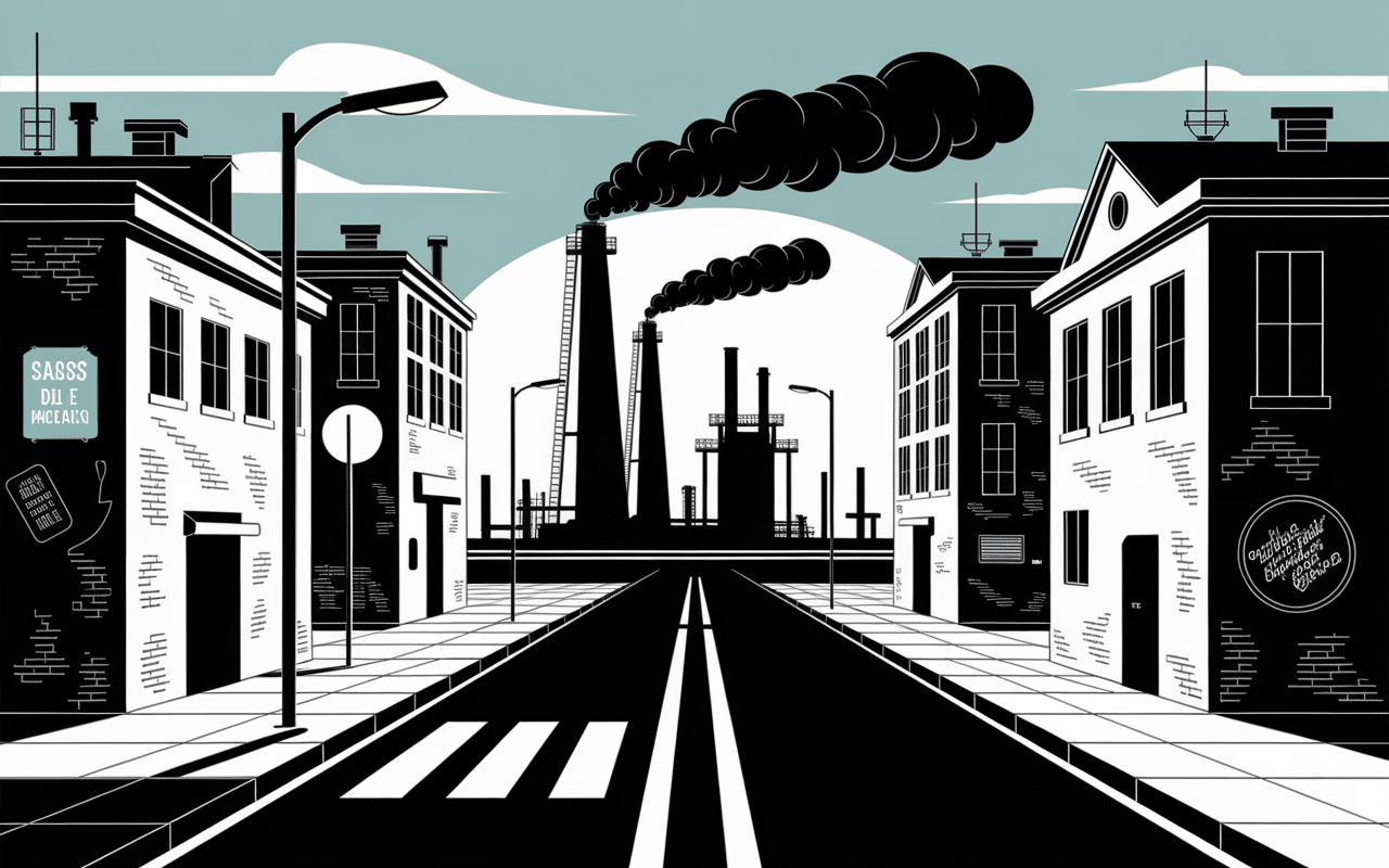 Illustration des raisons d'éviter certains quartiers à Martigues