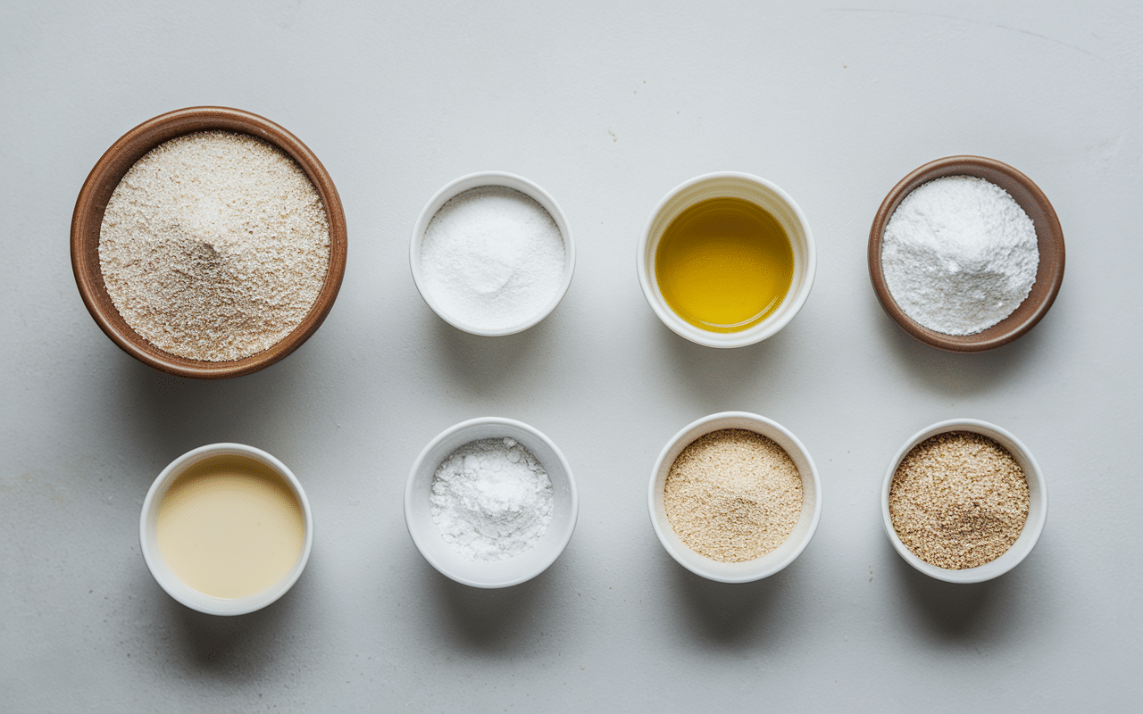 Ingrédients pâte pizza sans levure et alternatives