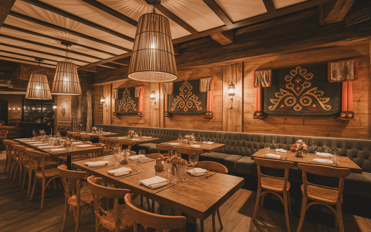 Intérieur restaurant Tchoutchoura