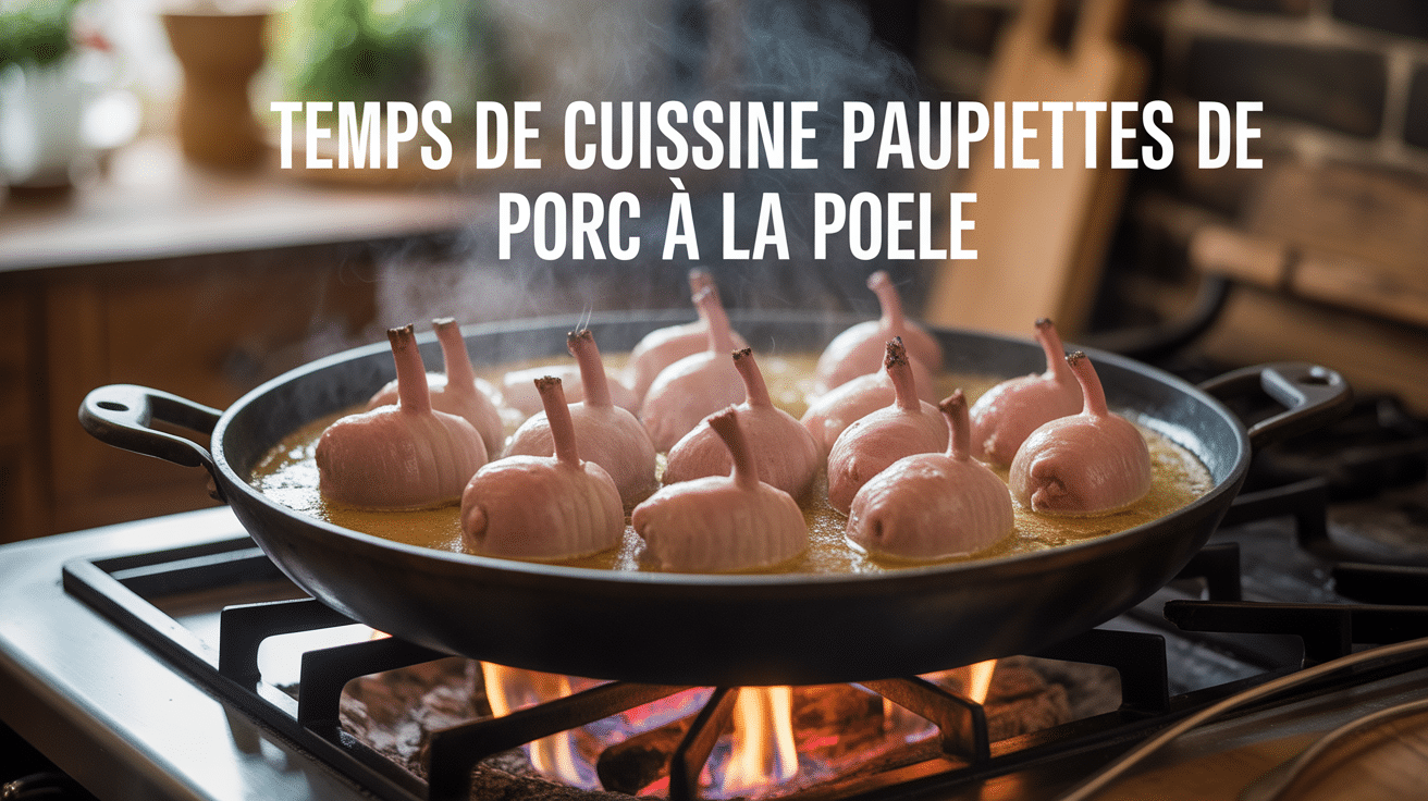 Paupiettes de porc dorées à la poêle