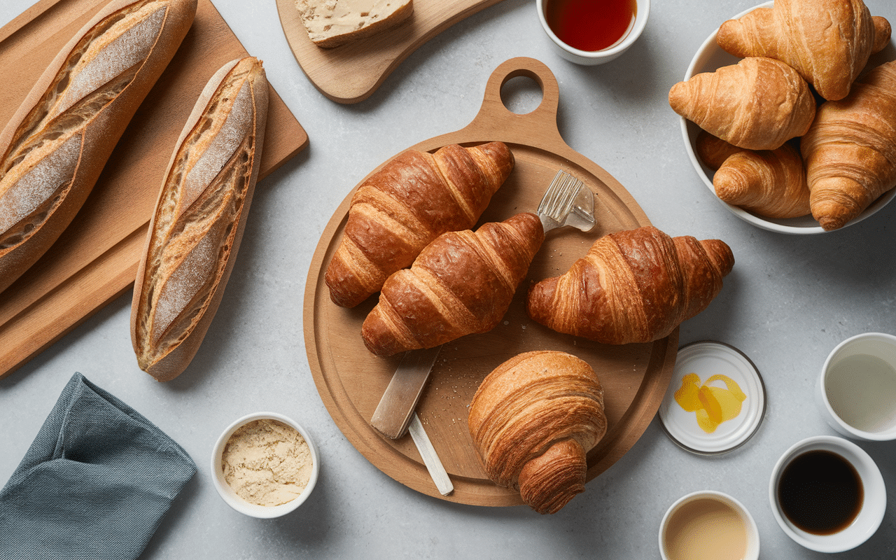 Préparations culinaires avec farine de froment