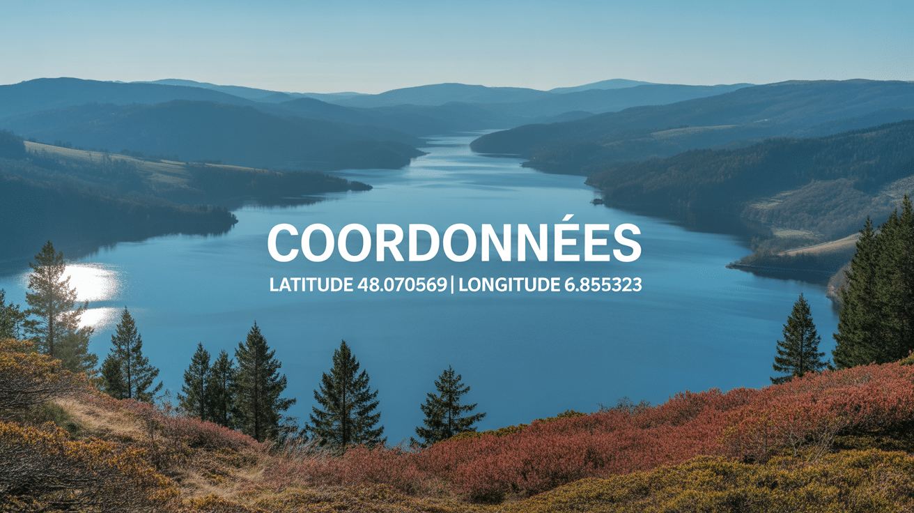 Vue du lac depuis les Vosges