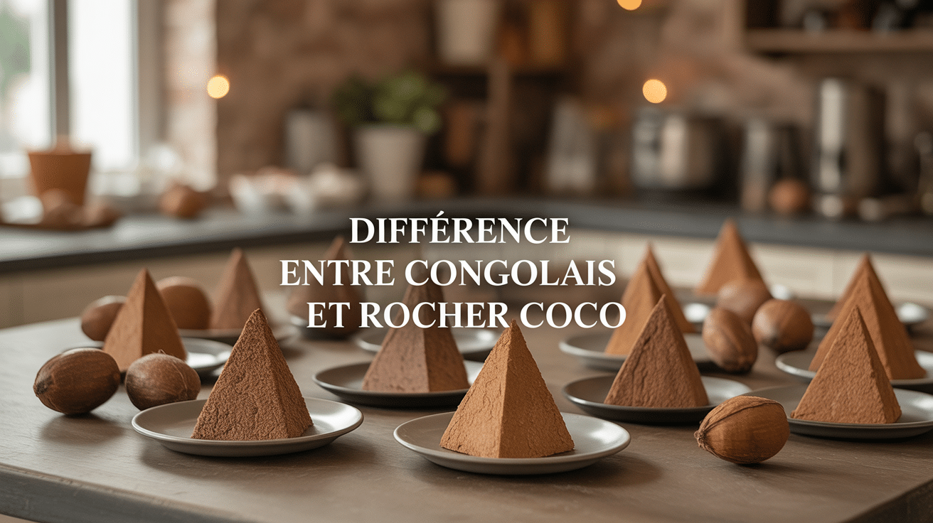 Panorama table pâtisserie difference entre congolais et rocher coco