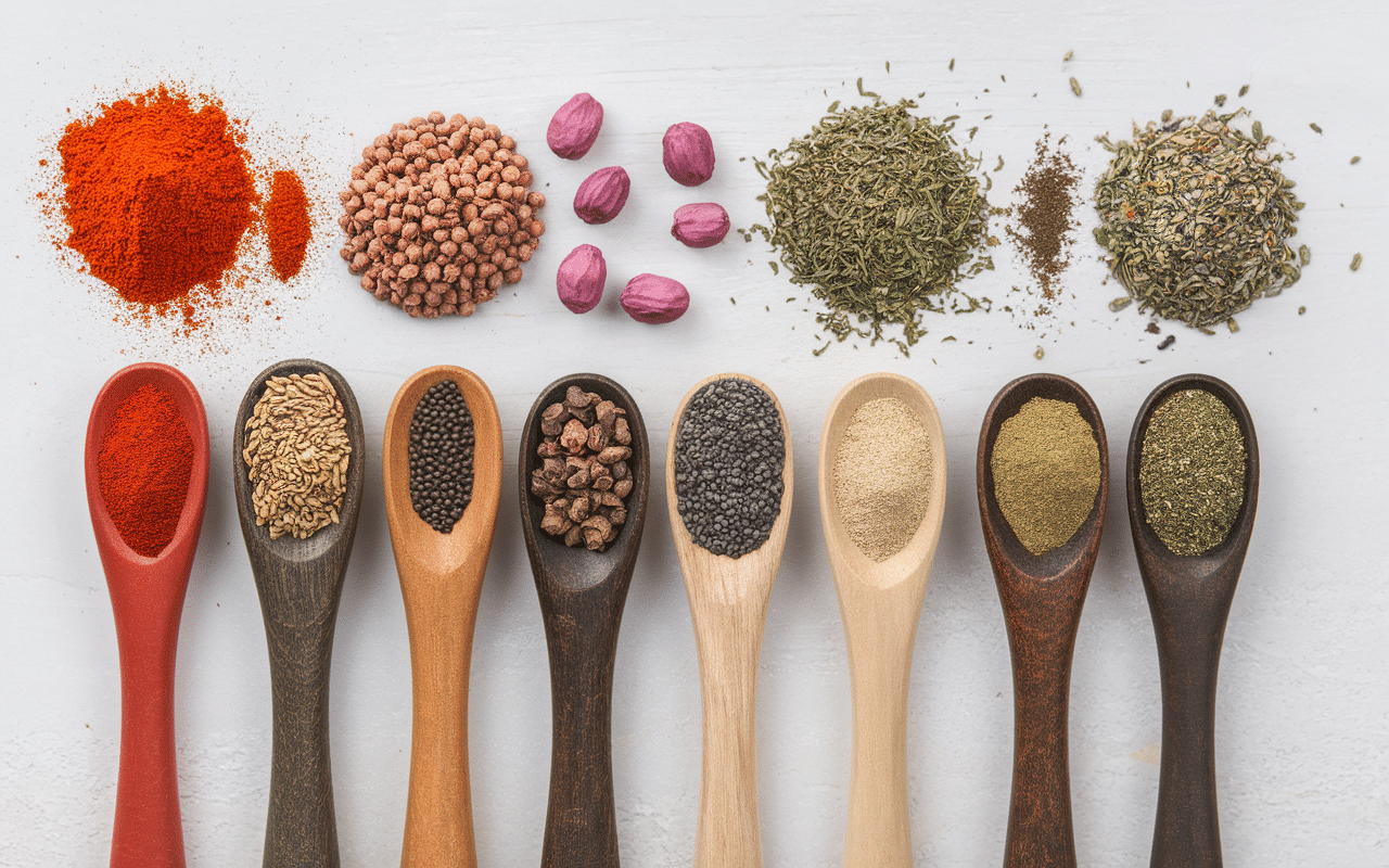 Epices pour saumon en collection artistique