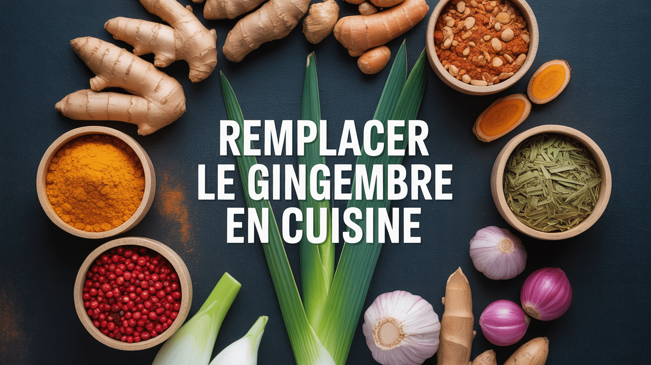 par quoi remplacer le gingembre assortiment épices cercle