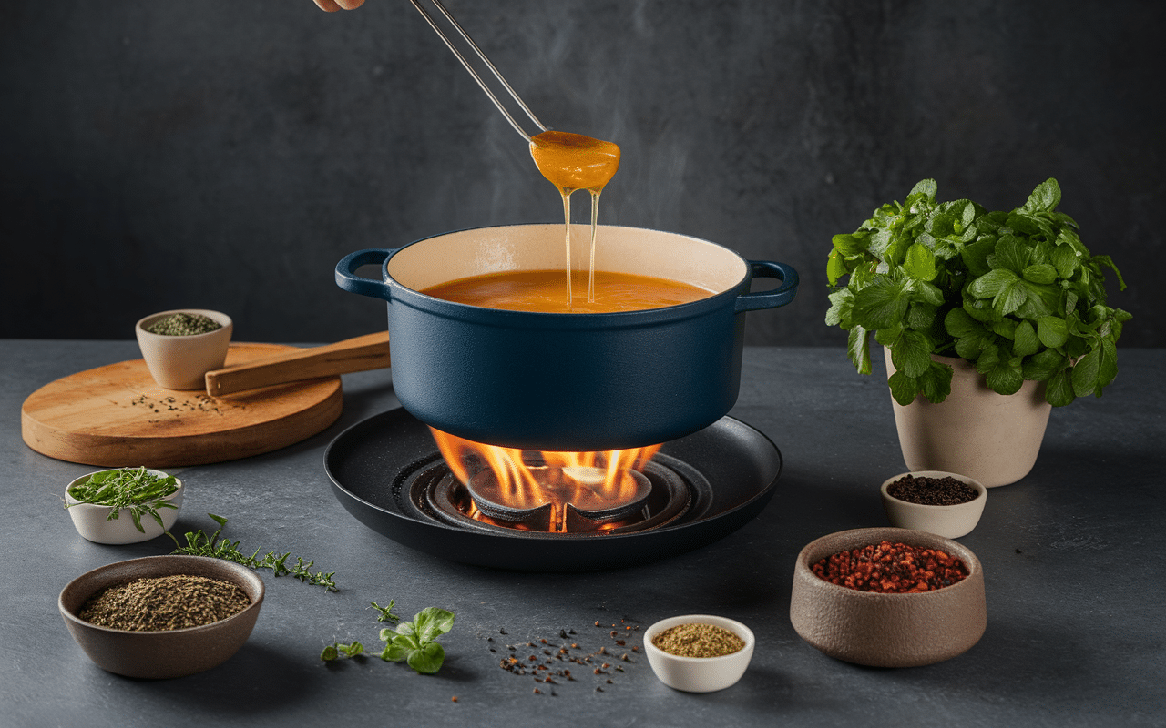 Astuces cuisson basse température chapon en cocotte en fonte