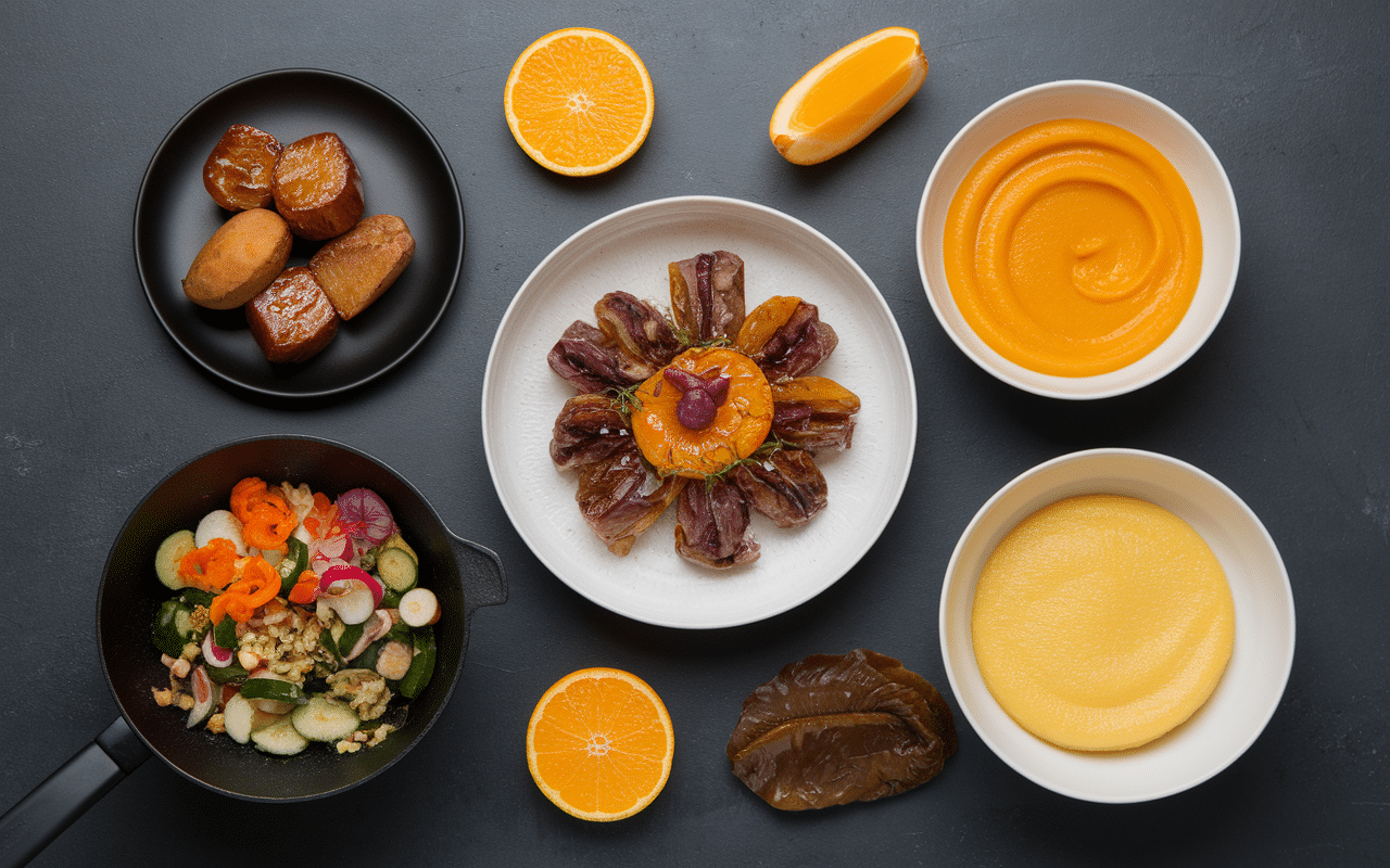 idées accompagnement magret de canard innovant moderne