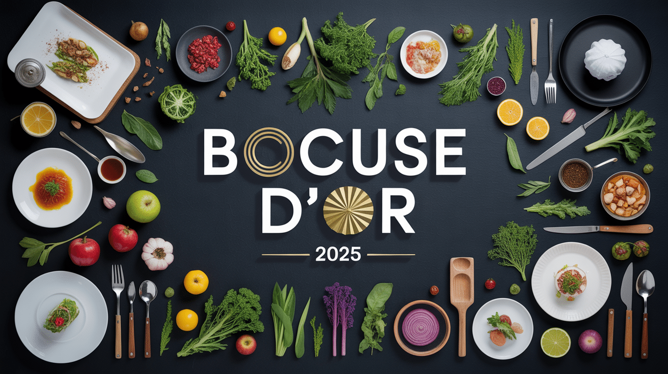 bocuse d'or 2025 chefs présentant plats gastronomiques