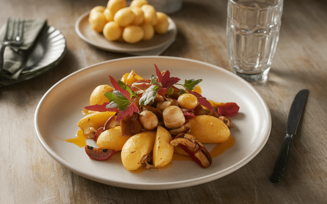 classique accompagnement magret de canard pommes de terre légumes