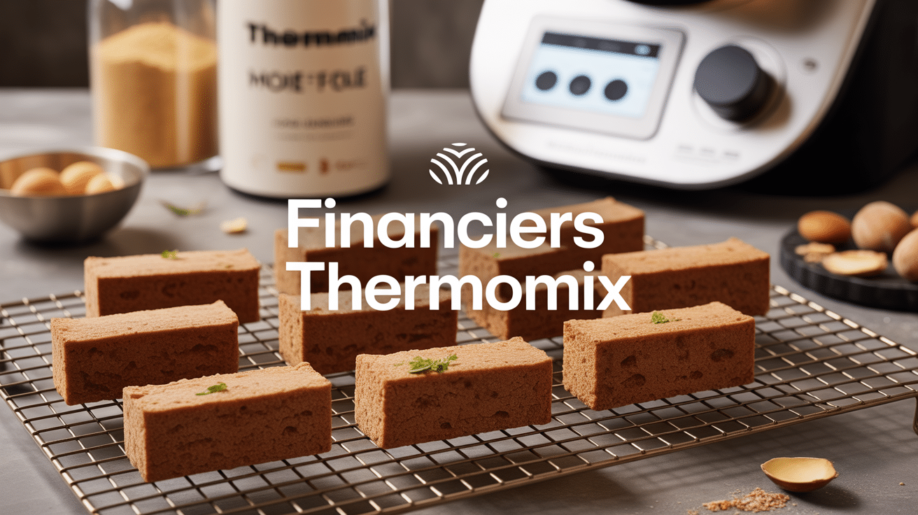 financiers thermomix sur grille ingredients robot