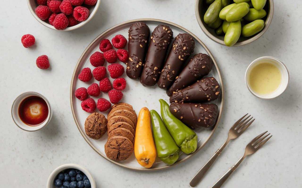 variantes financiers thermomix pistache chocolat framboise