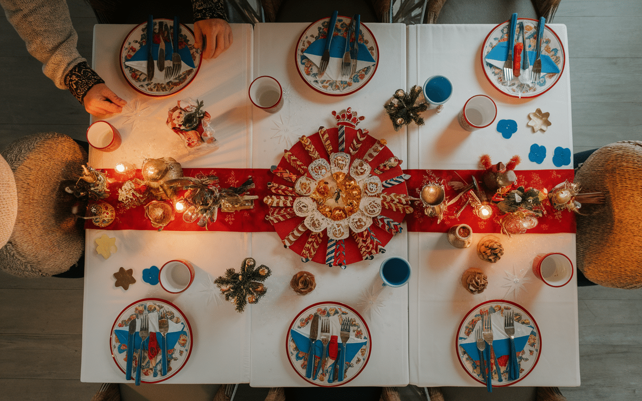 Table Épiphanie galette des rois 2025