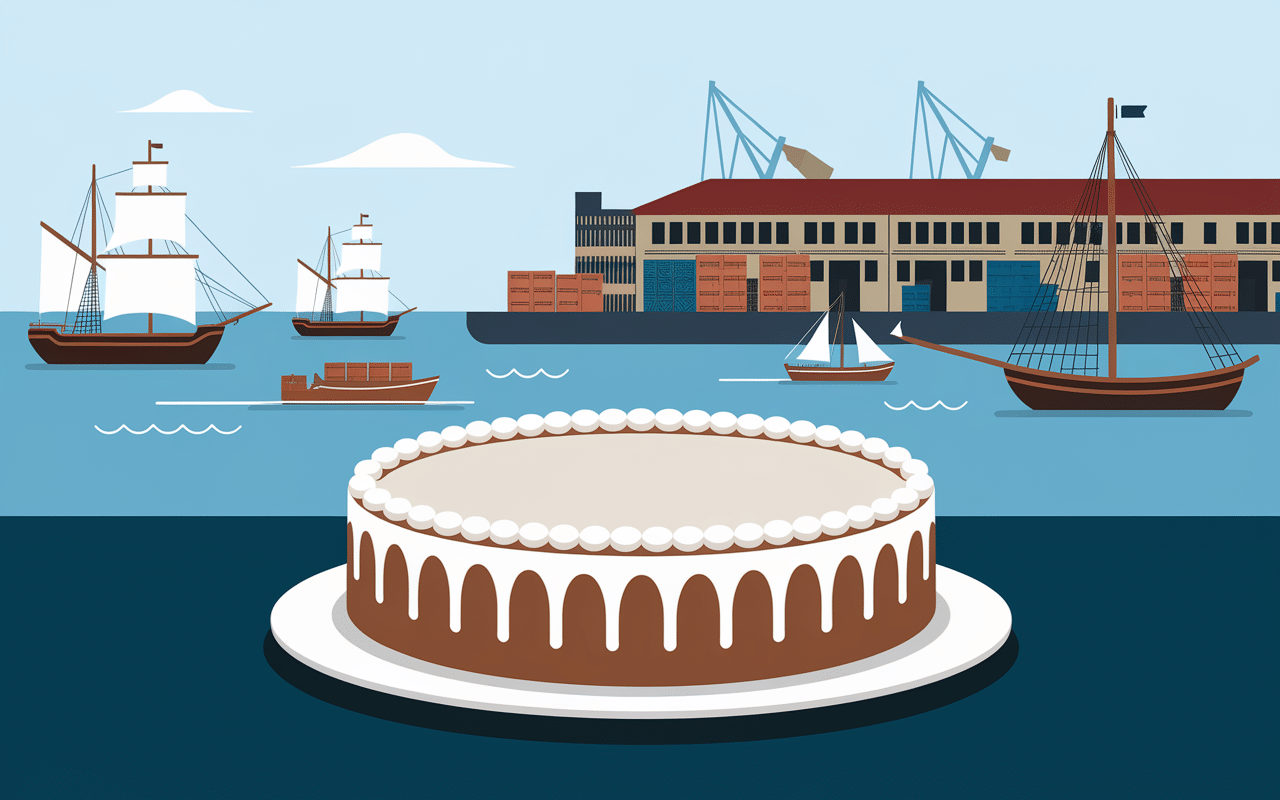 gateau nantais port historique 18eme siecle