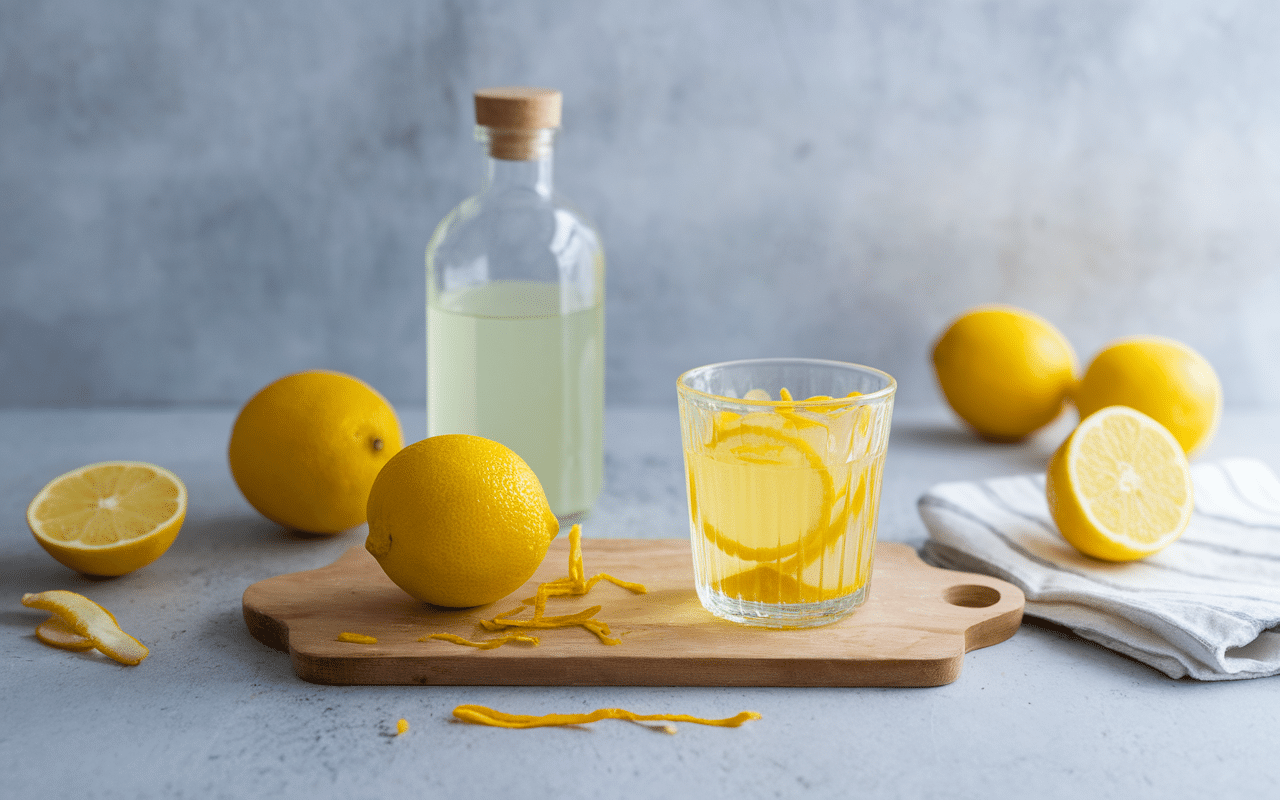 limoncello recette ingrédients citron alcool macération