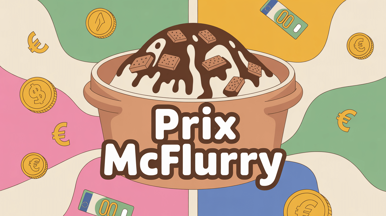 Prix McFlurry illustration moderne