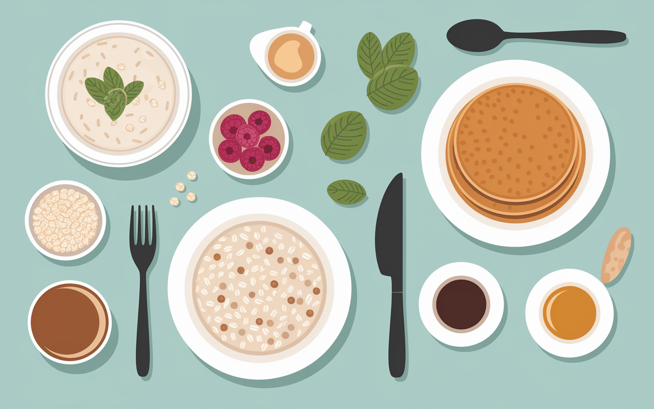 Idées recettes flocon d’avoine petit déjeuner en cuisine