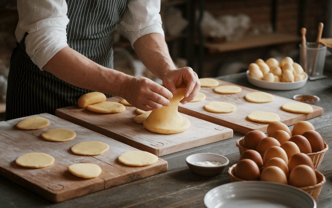 types de pates fabrication traditionelle atelier italien