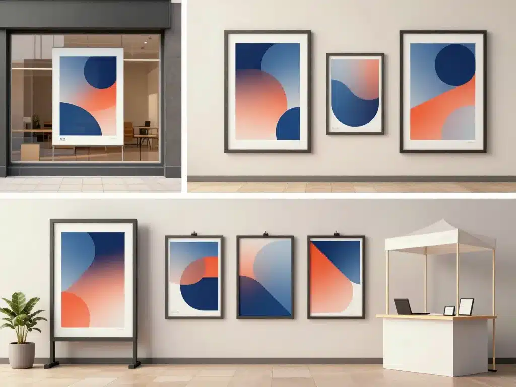 Scènes d’usage du a2 size en vitrine et bureau