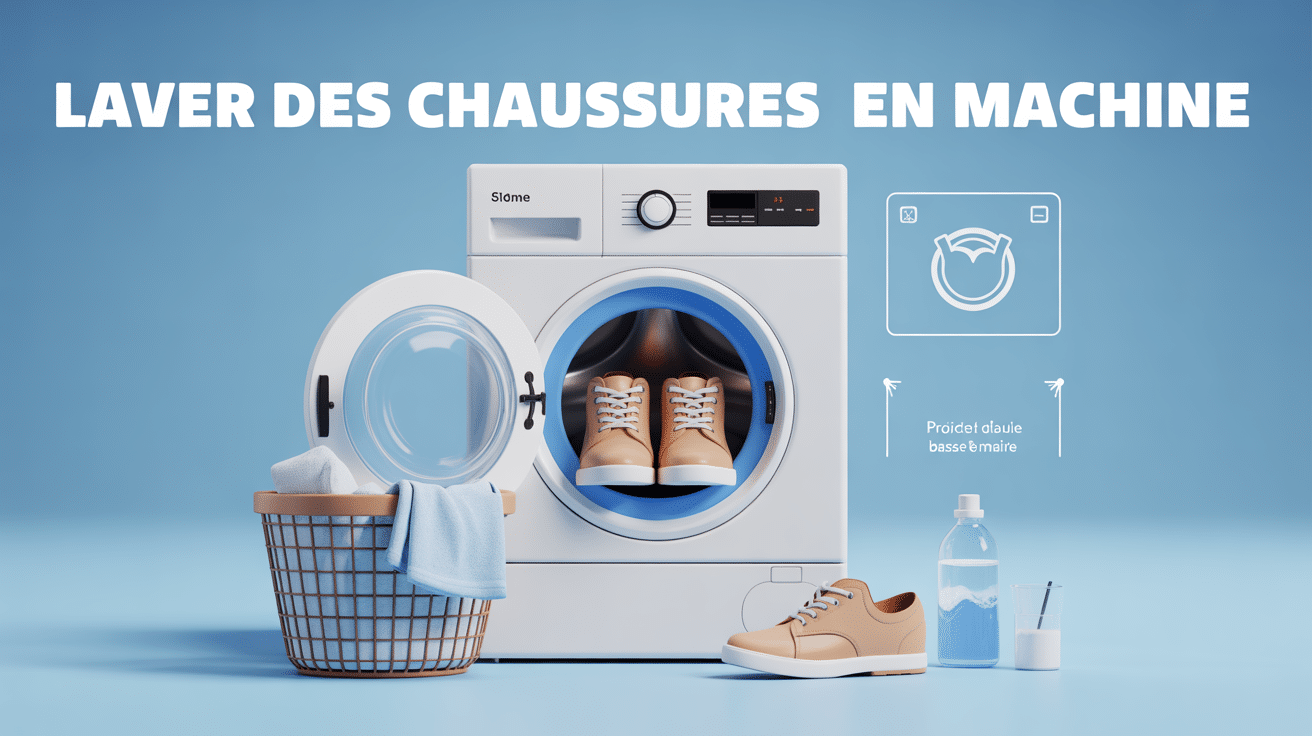 chaussure machine à laver dans sac de lavage, mode d’emploi