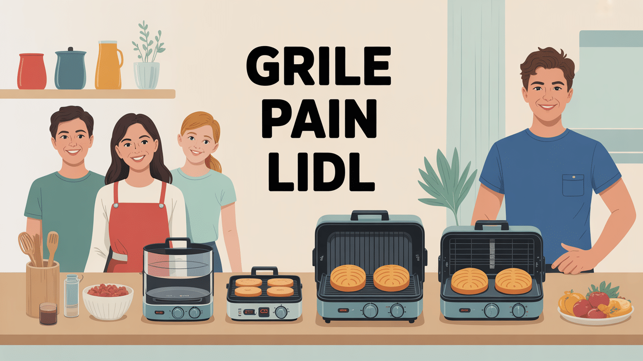 Illustration guide grille pain lidl