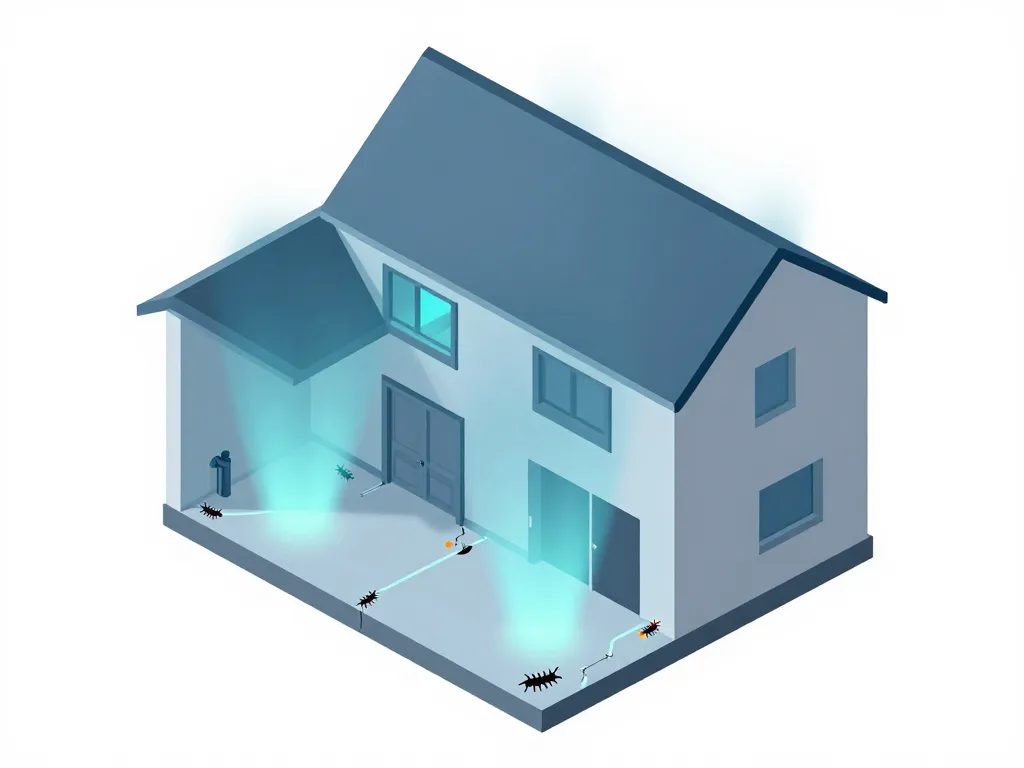 Zones à risque et humidité pour mille pattes dans la maison