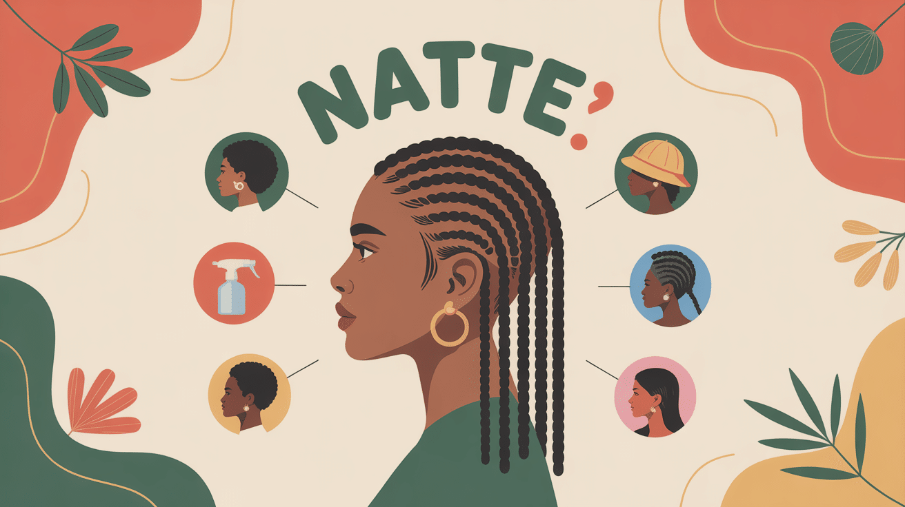 Illustration natte guide complet avec styles et accessoires
