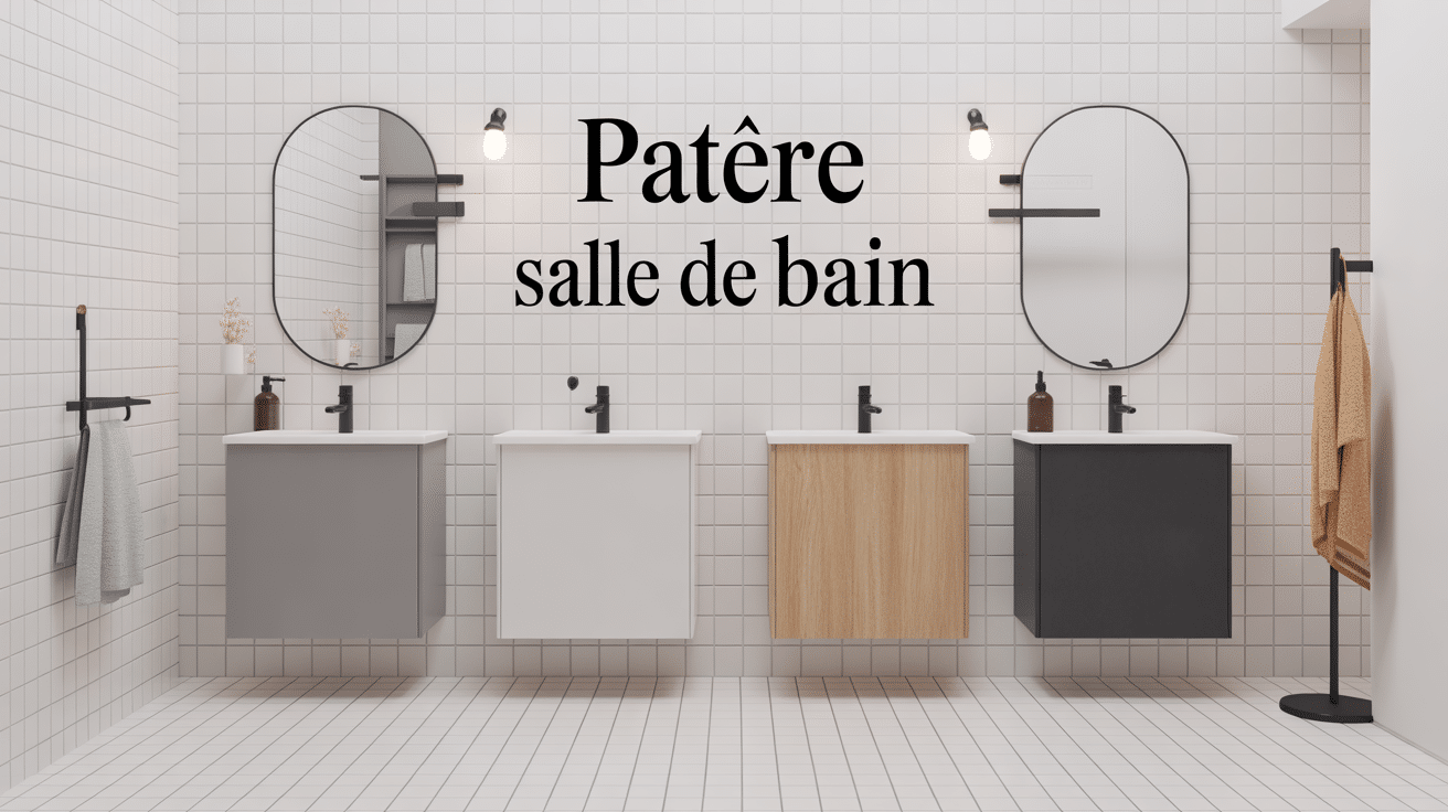 patere salle de bain guide visuel choix et installation