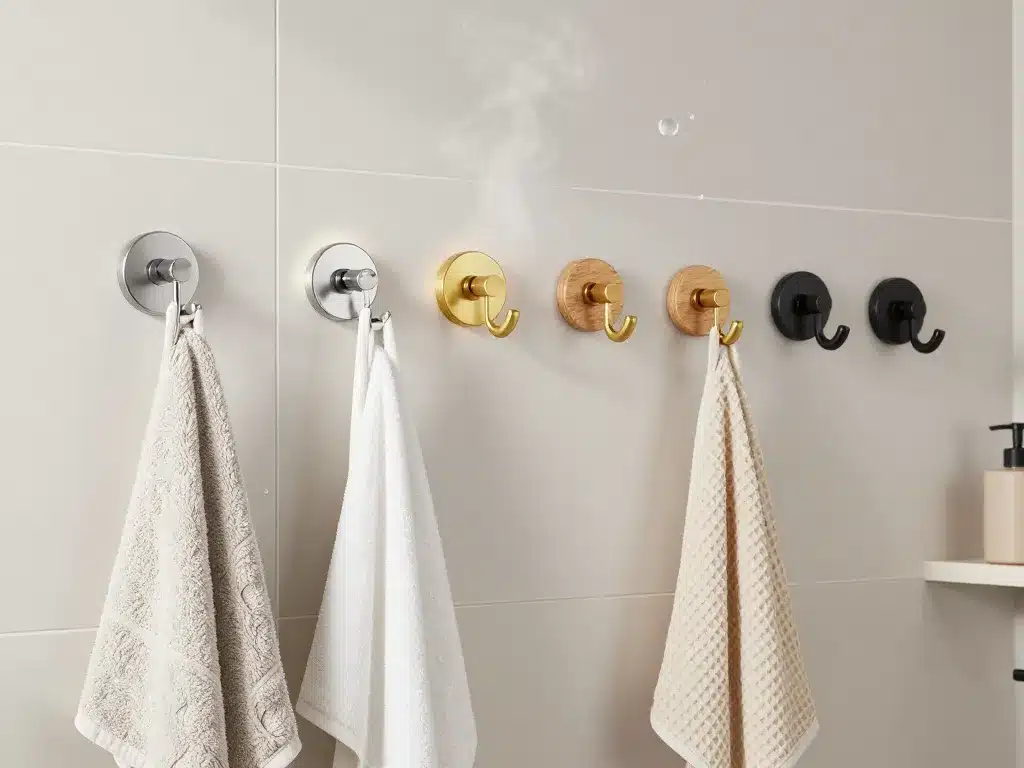 patere salle de bain comparatif materiaux resistants humidite