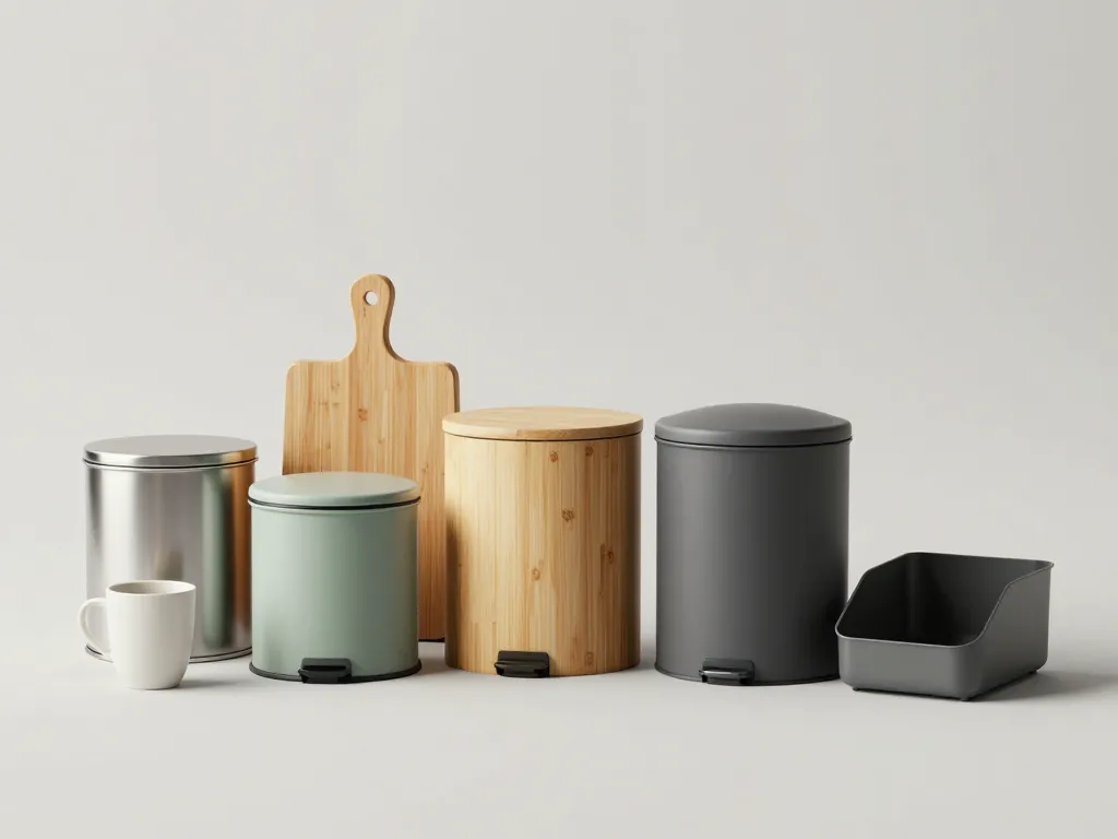 poubelle de table types et usages principaux