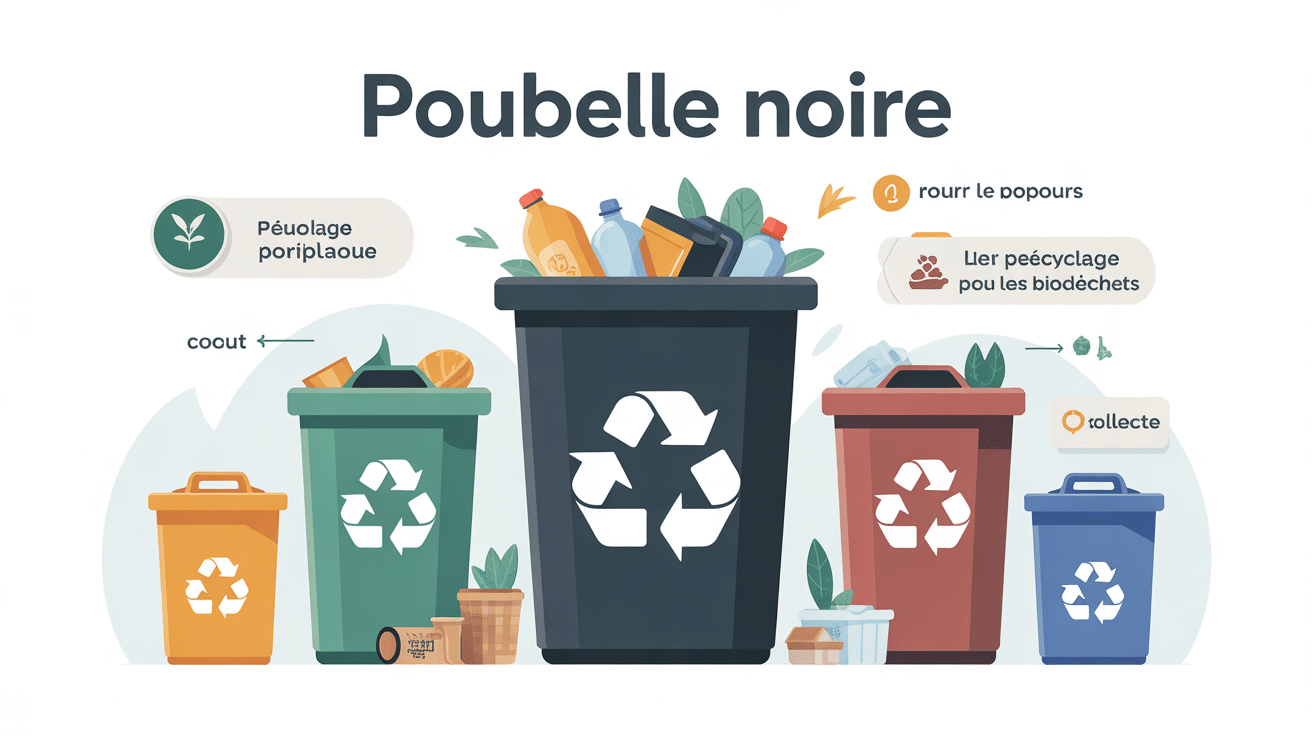poubelle noire guide tri déchets