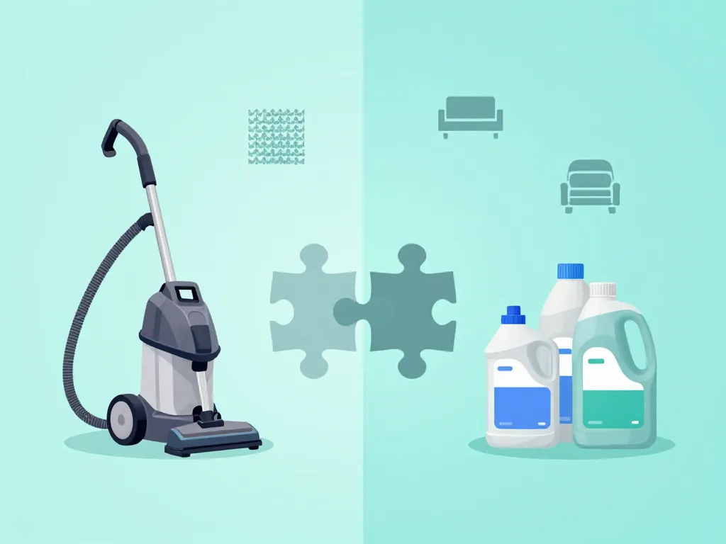 Schema compatibilite produit shampouineuse et appareil