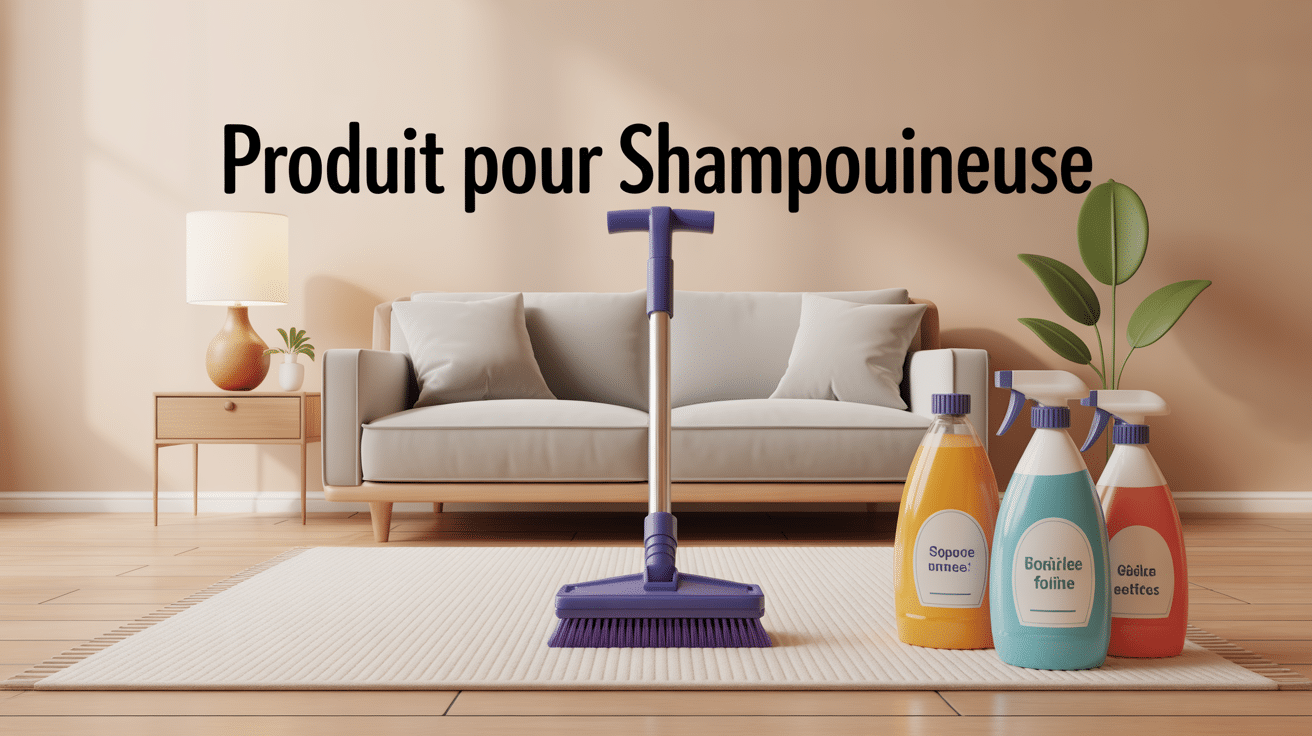 Illustration produit shampouineuse pour tapis et canape