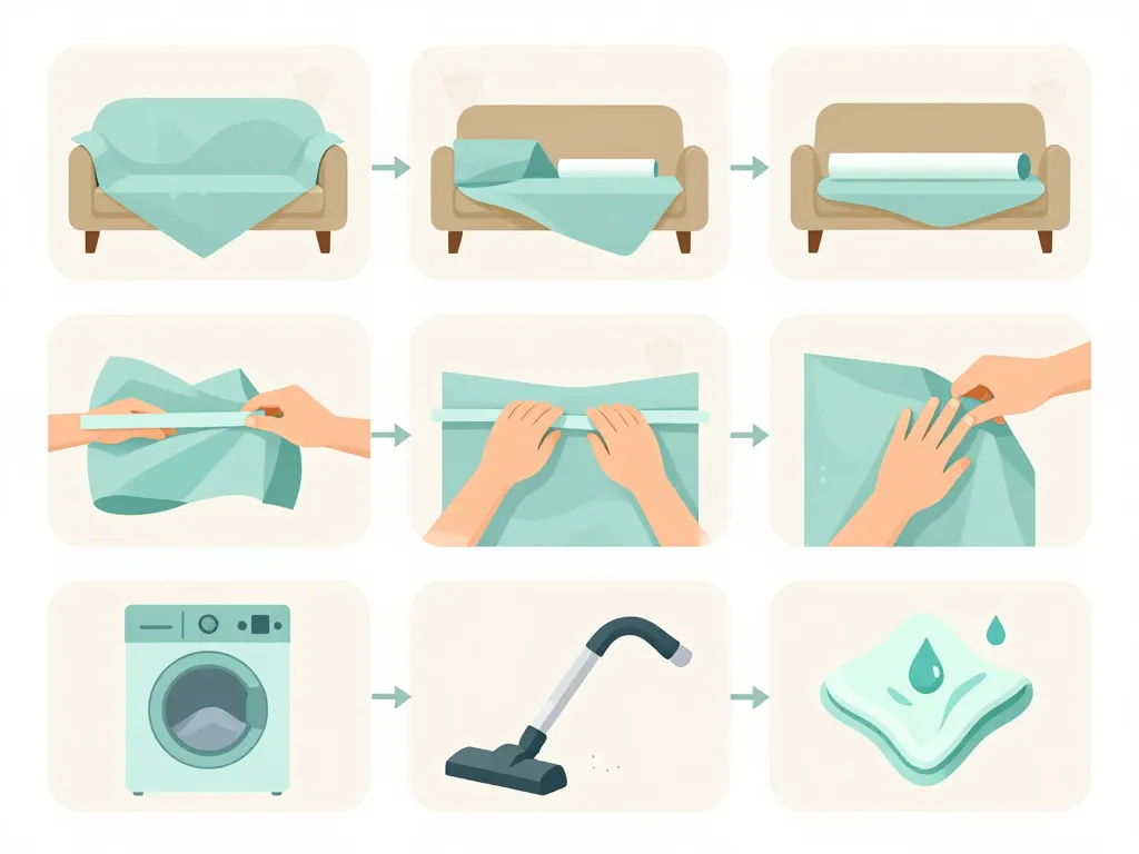 protege canape schema installation entretien