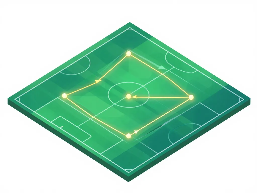 Schéma conceptuel tikataka triangles de passes et pressing