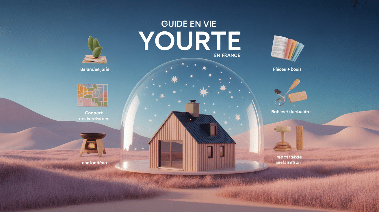 Illustration yourte guide complet France, légal, confort, budget