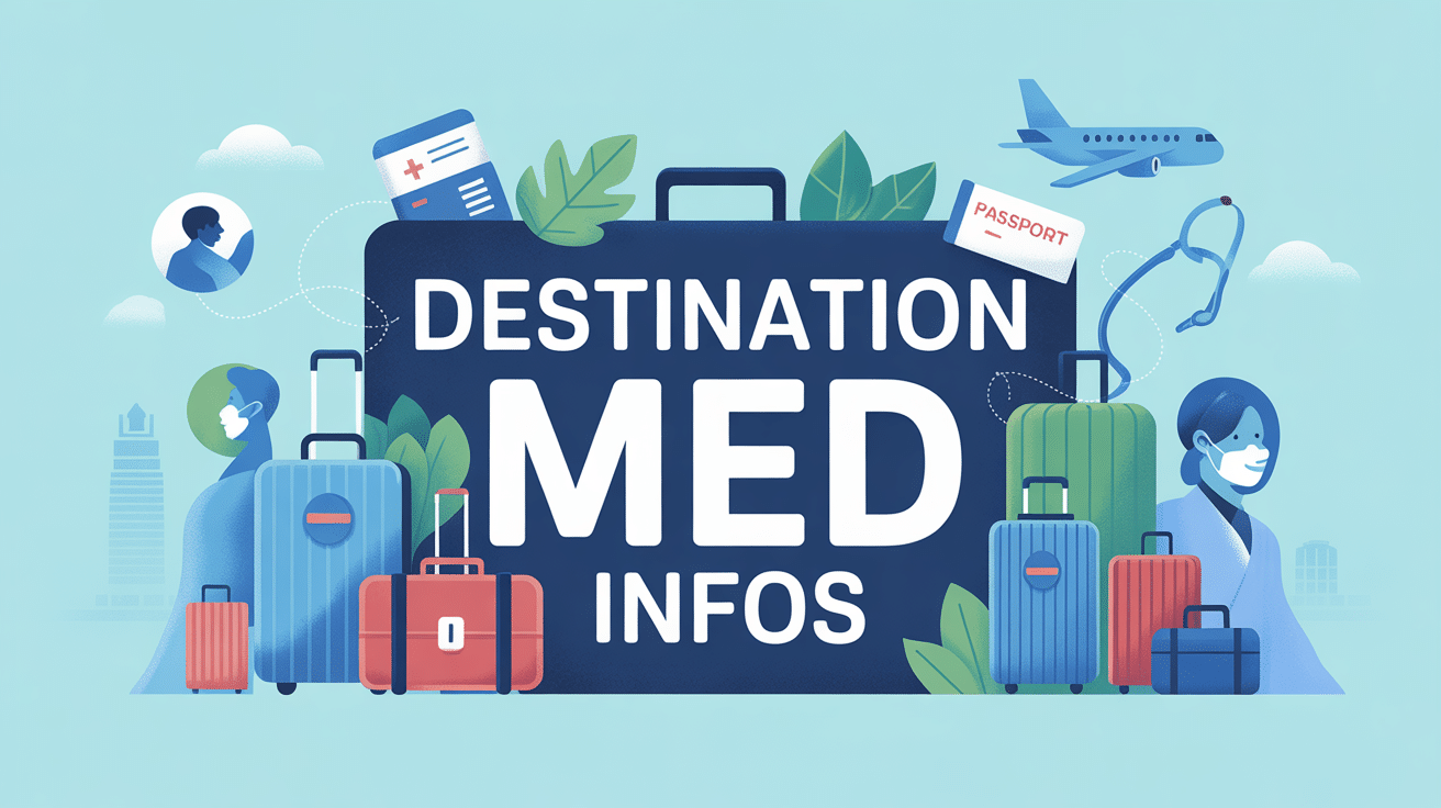 Destination Med Infos illustration voyage médical sécurisé