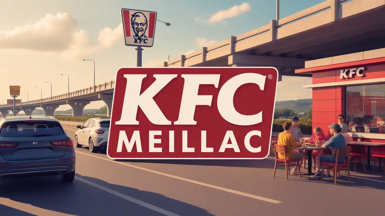 Illustration KFC Meillac au bord de l'autoroute A10