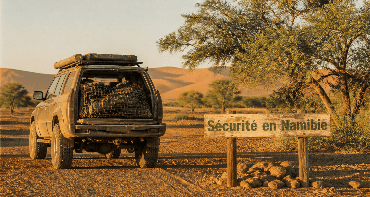 namibie tourisme dangereux 4x4 piste securite