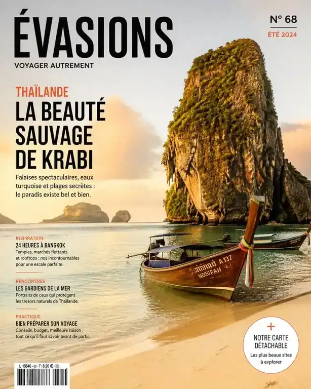Meilleur endroit en Thaïlande : paysage côtier spectaculaire avec falaises karstiques et eaux turquoise