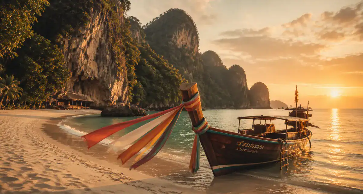 meilleur endroit thailande plage falaise karstique