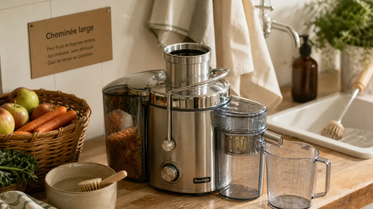 Meilleure centrifugeuse inox : bruit, nettoyage et puissance