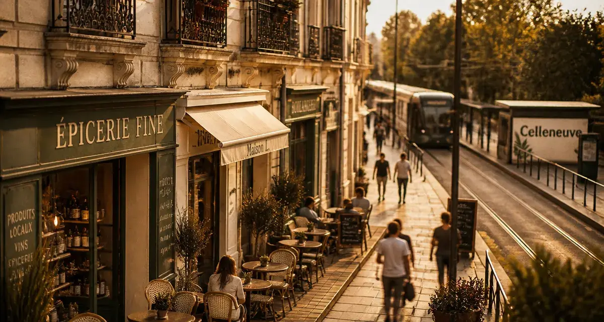 Quartier Celleneuve à Montpellier : tram et commerces, avis quartier